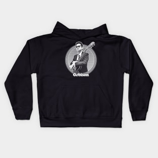 Roy Orbison // Vintage Aesthetic Design Fanart Kids Hoodie